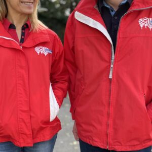 Blouson Rouge Femme Cameron