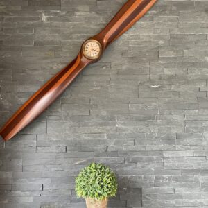 Horloge Hélice bois
