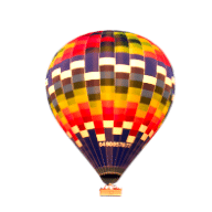montgolfière de transport de passgers